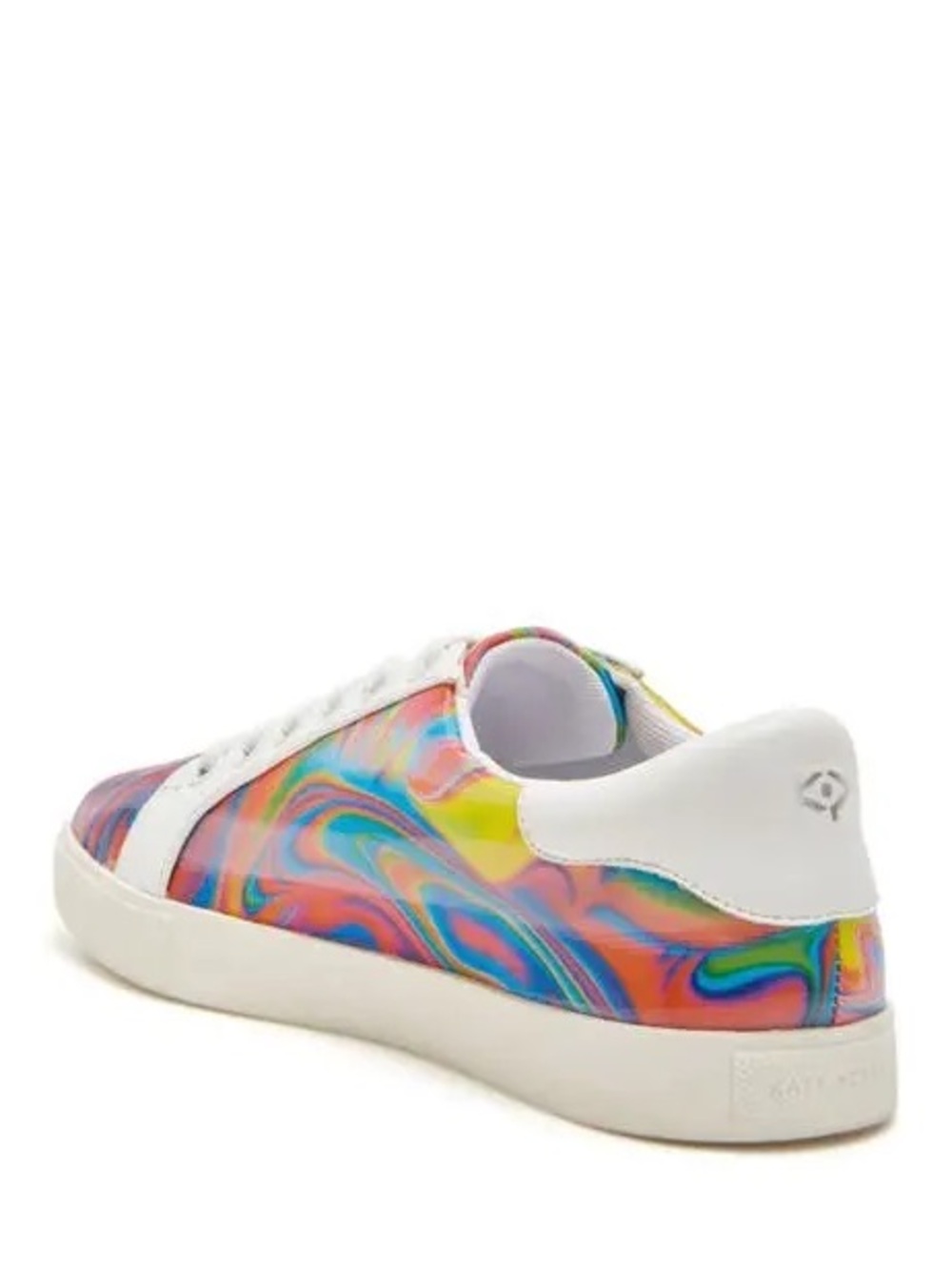 🖤🖤 Katy Berry the Rizzo Sneakers - The Holographic Lace up Rainbow Sneakers 9M - Picture 2 of 7